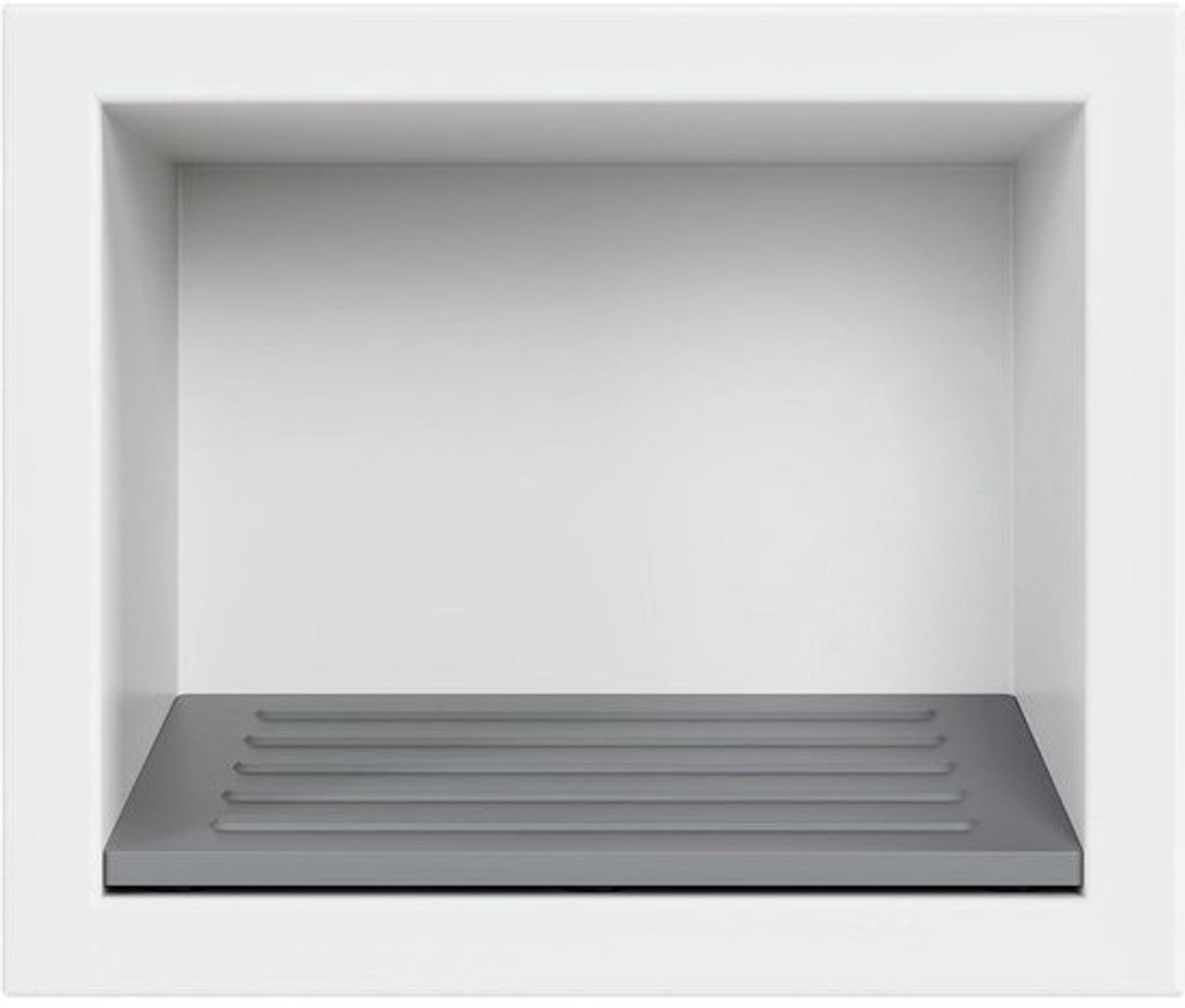 Douche Voetensteun - Scheer Plank - Veilig Scheren - Ingebouwde Steun - 18 x 15 x 10 cm - Wit