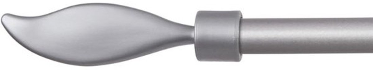 Eindstukken Gordijnroede - Roedestoppers Decoratief - Raamdecoratie Afwerken - Universele Pasvorm - Ø16mm - Zilver