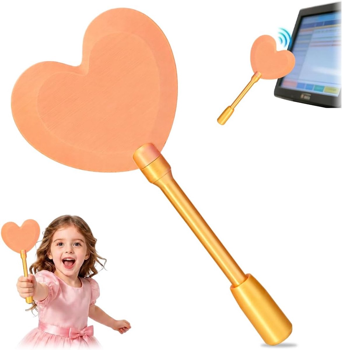 Magique Étoile Porte-Cartes sans Contact,Tige étoile drôle réalisée avec Impression 3D - Portable Et Fonctionnel pour Enfant, Porte Cartes Bancaire et Crédit-A