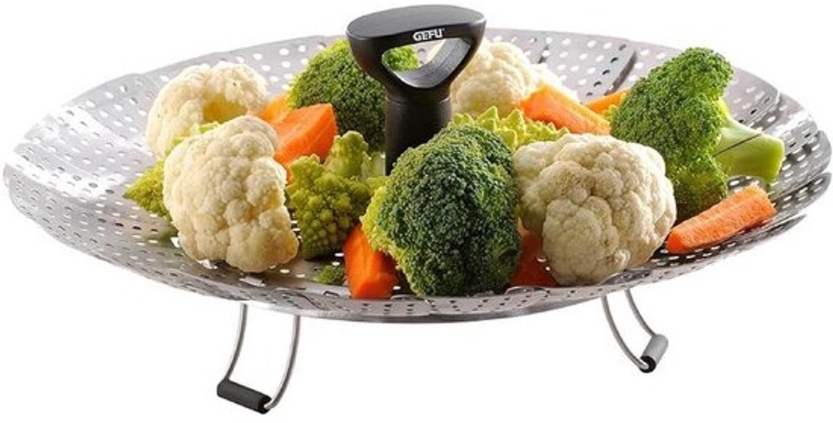 Stoominzet RVS voor Pannen - Diameter 17.8 cm - Universeel Keukengerei