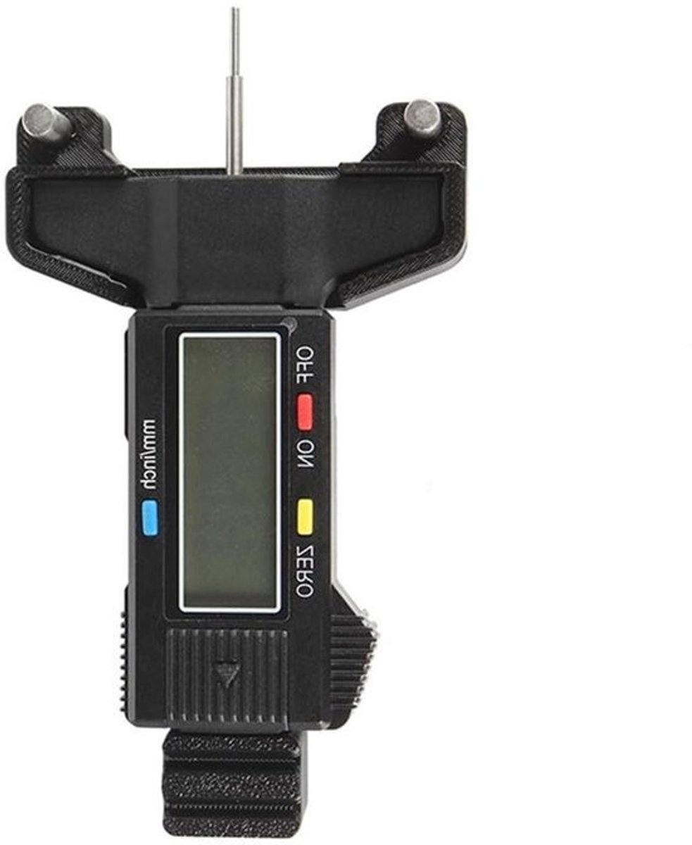 Riemspanningsmeter - Meetgereedschap - 3D Printer - Nauwkeurige Meting - 15 x 10 x 4 cm - Zwart