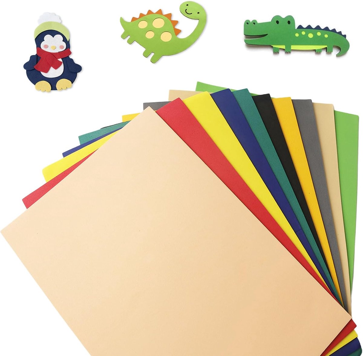 30 stuks schuimplaten schuimrubber om te knutselen A4 20 x 29 cm 2 mm dik | Schuimrubberen platen voor creatieve doe-het-zelfprojecten en knutseldecoratie