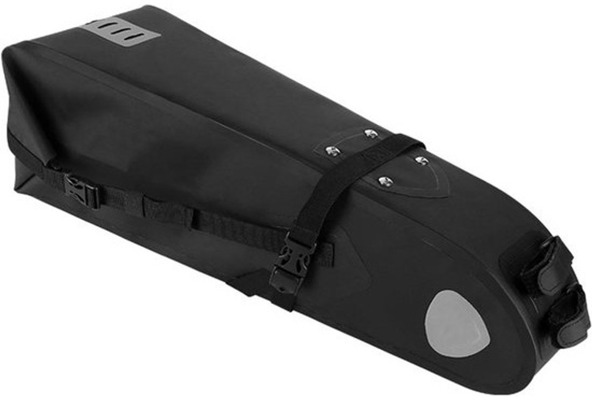 Fietszadeltas - Onderzadeltas Organizer - Fietsen Opbergen - Reflecterende Strip - 10 Liter - Zwart