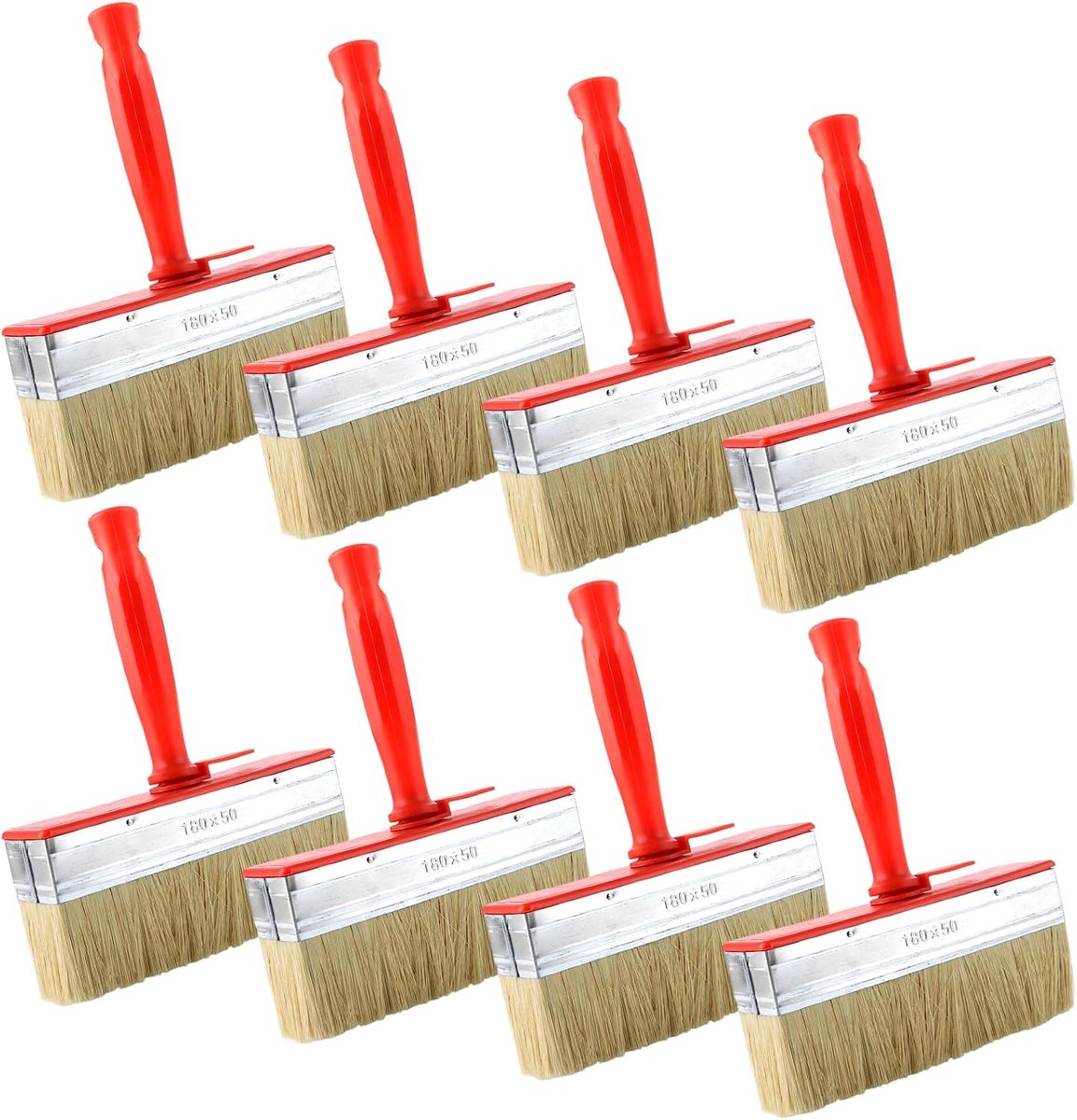 8 stuks vlakwissers 180 mm x 50 mm