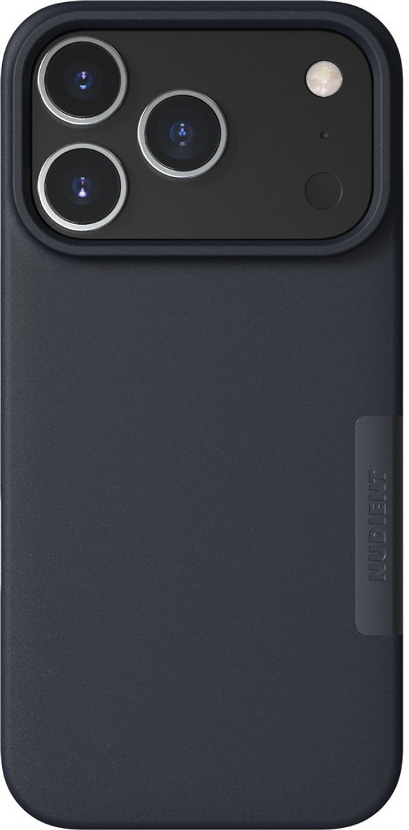 Nudient Hoesje geschikt voor Apple iPhone 17 Pro MagSafe Telefoonhoesje Hardcase | Nudient Thin Magsafe Backcover | Geschikt voor MagSafe | Geschikt voor Draadloos Opladen met Magnetische Ring | Geschikt voor MagSafe Case - Midwinter Blue | Blauw