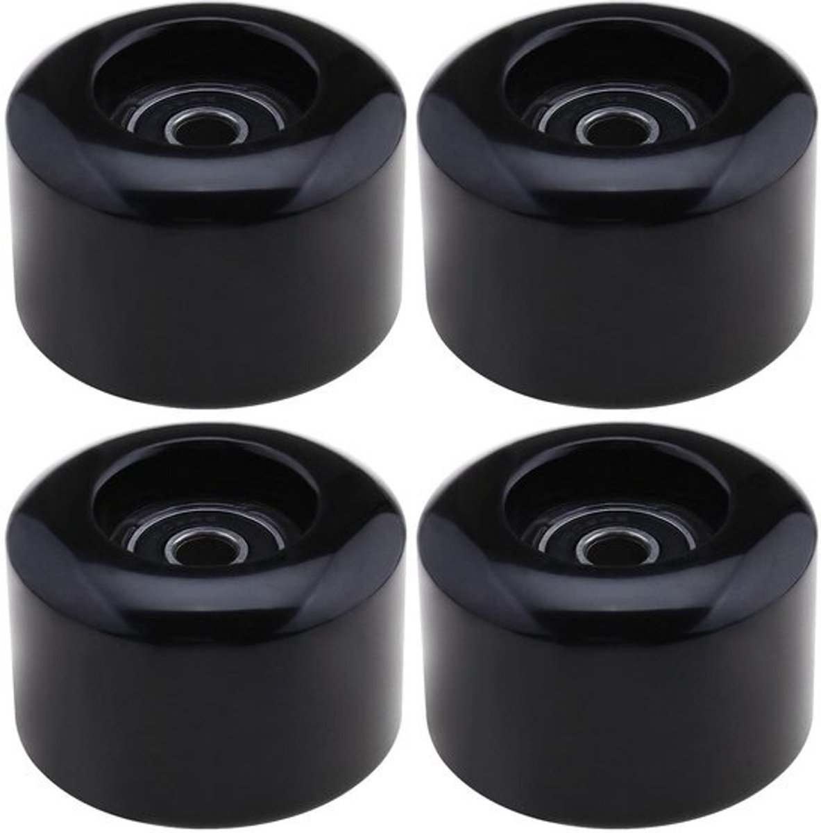 Dailygoods- Rolschaatsen Vervangwielen 80A 54 mm Diameter PU Materiaal ABEC-9 Lagers 4 Stuks – Rolschaatswielen