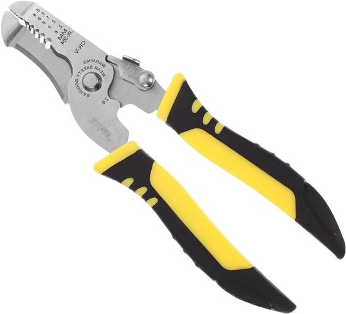 Kabelknipper Draadstripper - Multifunctioneel Gereedschap - Kabels Knippen Strippen - Roestvrij Staal - 18.2 cm - Zilver