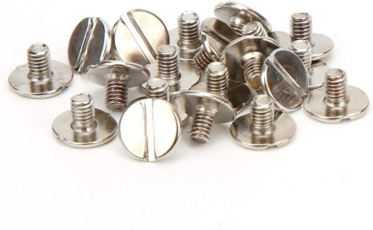 Dailygoods- Chicago-schroeven 300 stuks - Klinknagels voor leer - Duurzaam messing - Veerkoordsloten - Ambachtelijke schroeven - Corrosiebestendig