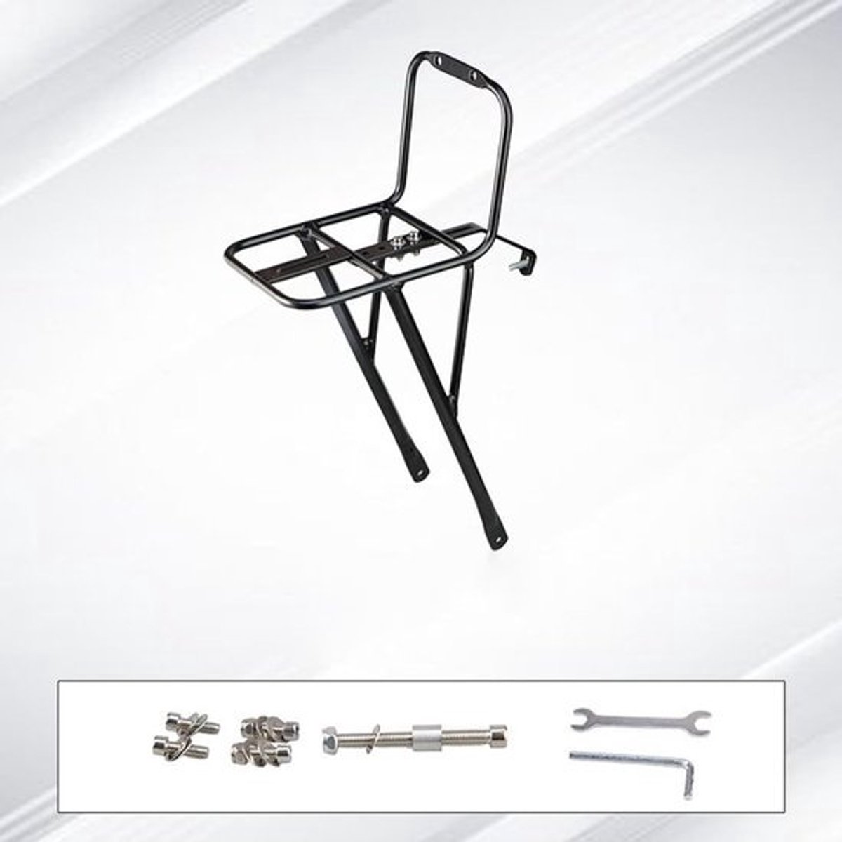 Fietsvoorrek - Fietsmand Beugel - Fietsen Transport - Weerbestendige Coating - 35 x 15 x 15 cm - Enkel kenmerk