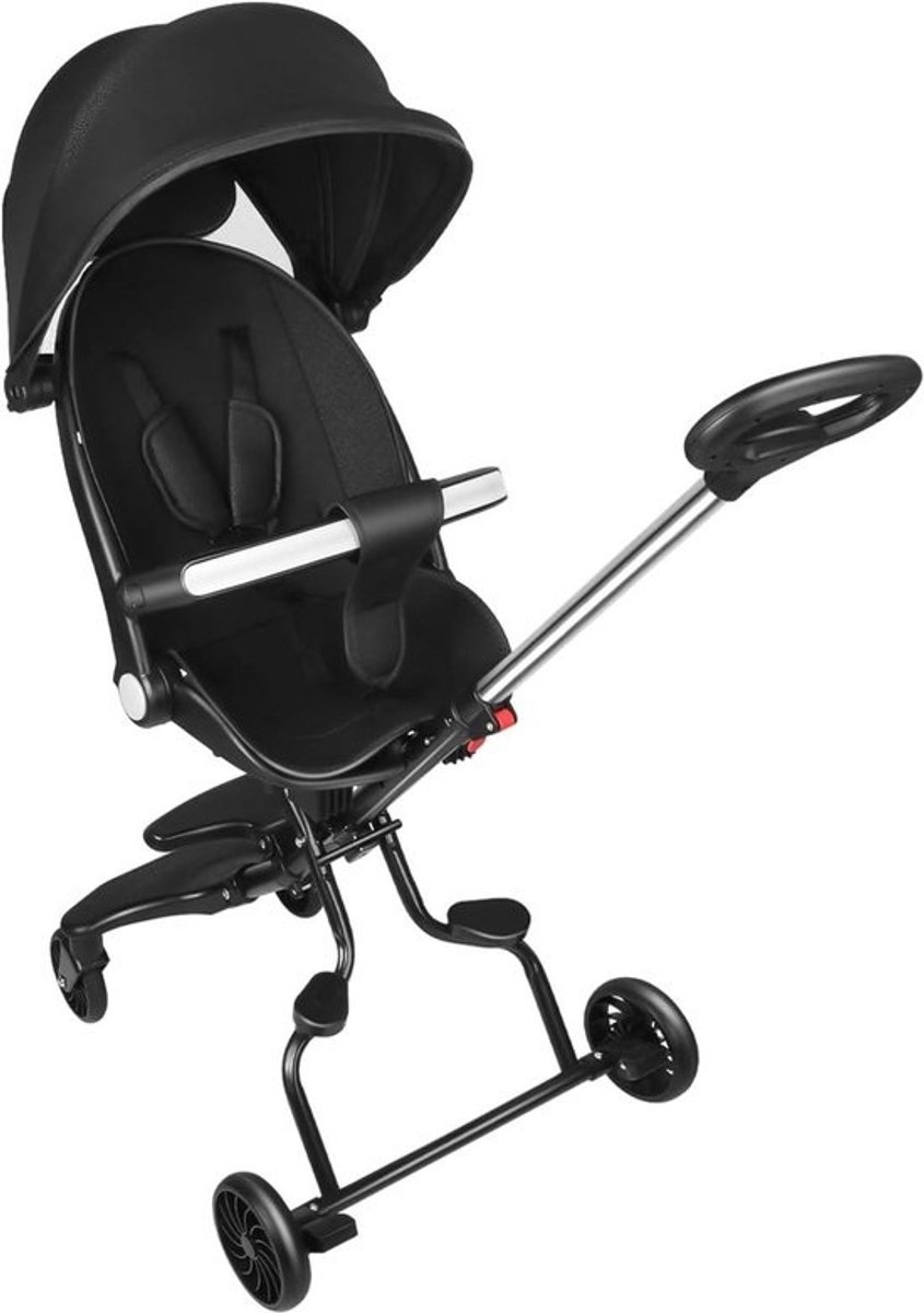 Compacte kinderwagen - Lichte buggy reisbuggy - Dagelijks reizen - Met één hand kantelbaar