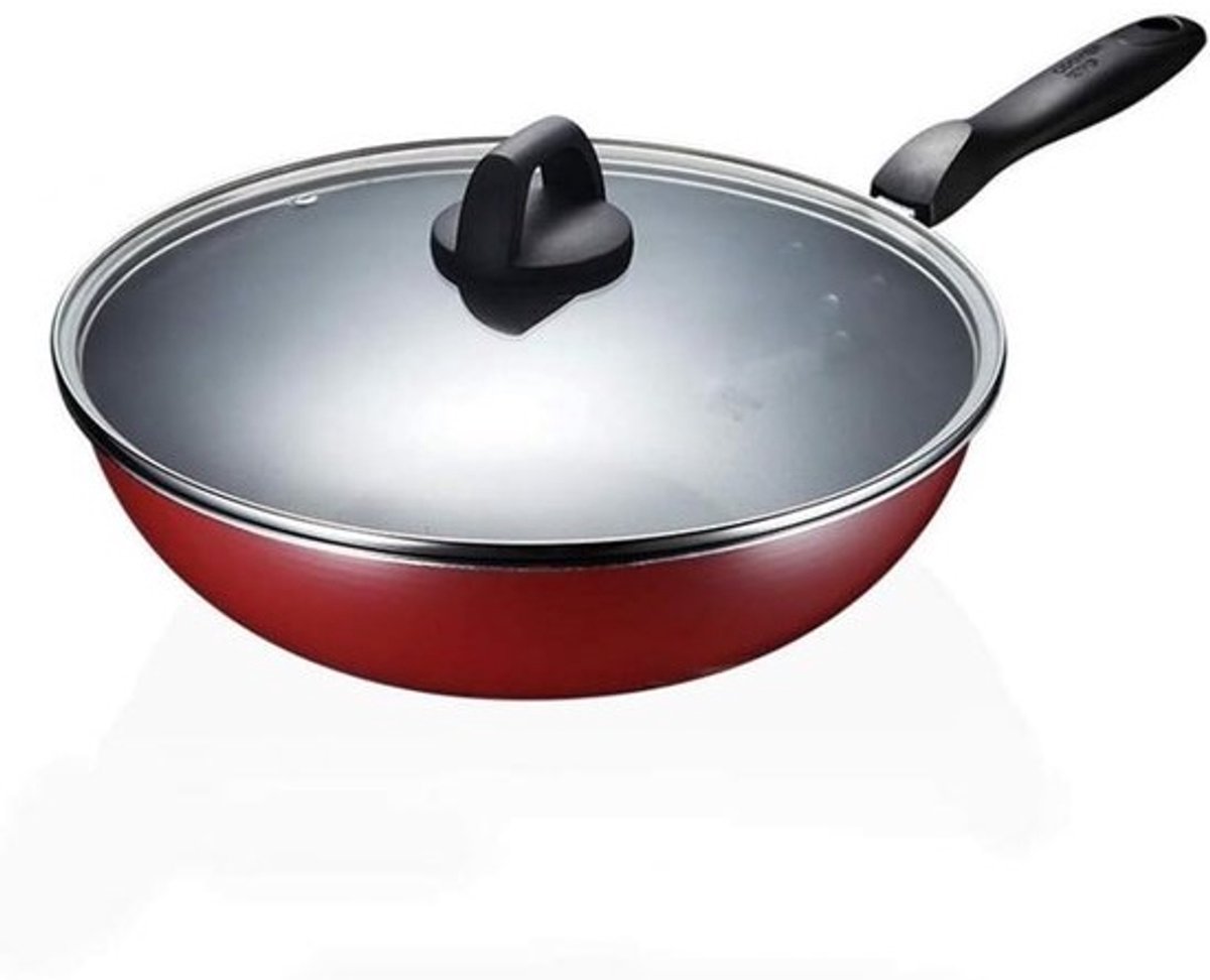 Wokpan - Roerbakpan - Snel Koken - Vaatwasmachinebestendig - 30 cm