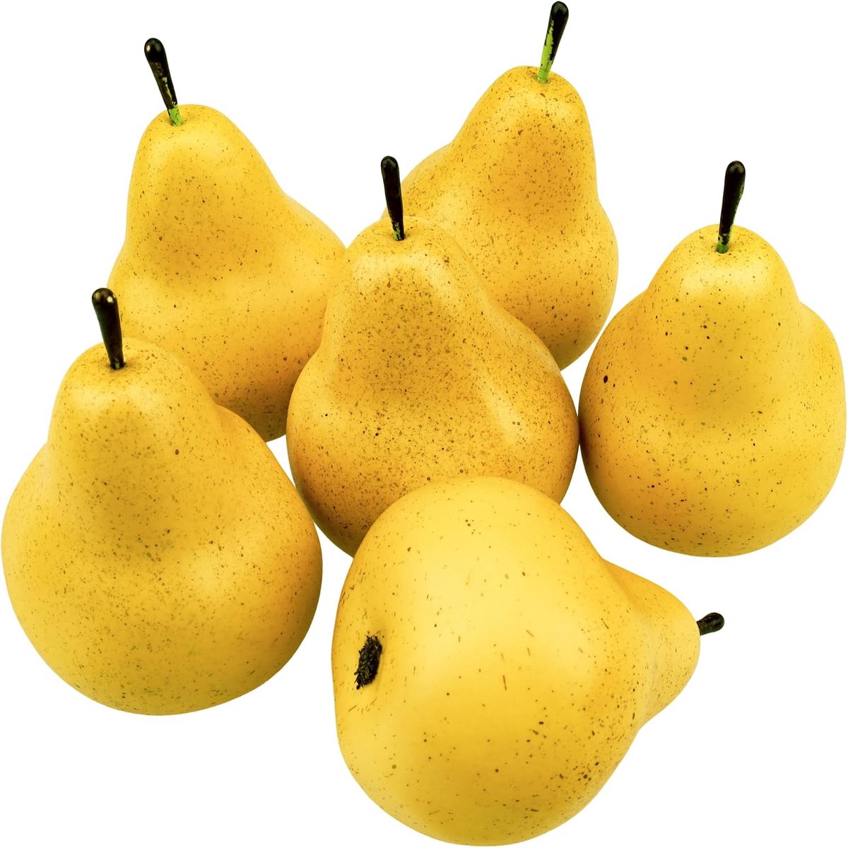 Kunstmatige Peren 6 stks Levensechte Nep Fruit Foam Faux Thuis Keuken Ornament Fotografie Props Display Model Kantoor Bureau Festival Oogst Centerpieces