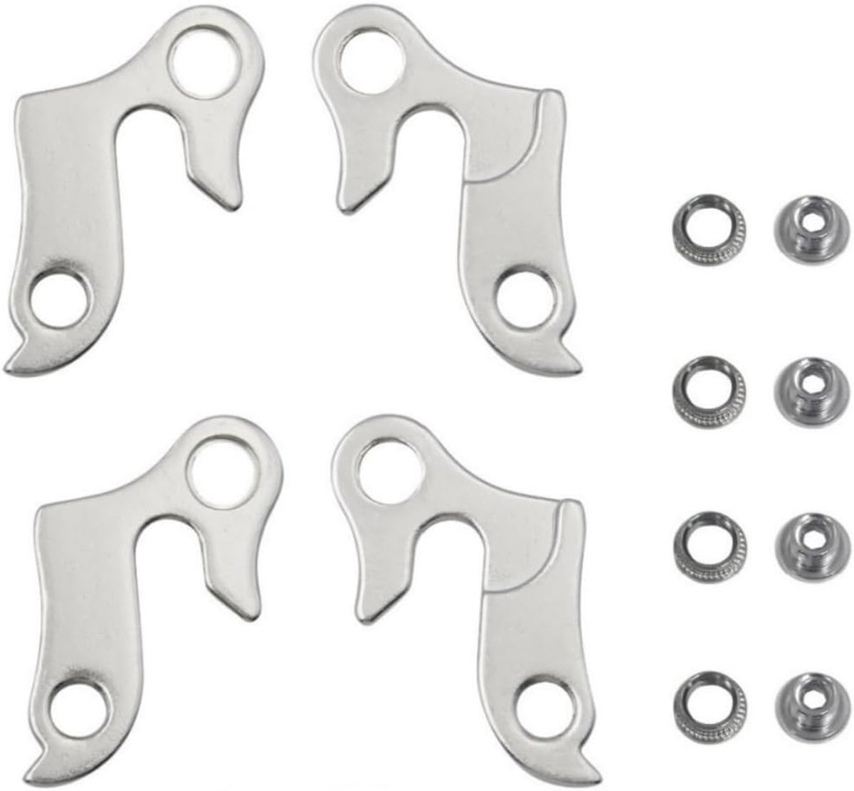 Dailygoods- Fietshaken 4 Stuks - Versnellingshaken - Derailleurhaken - Schroeven - Zinklegering - Robuust en Duurzaam