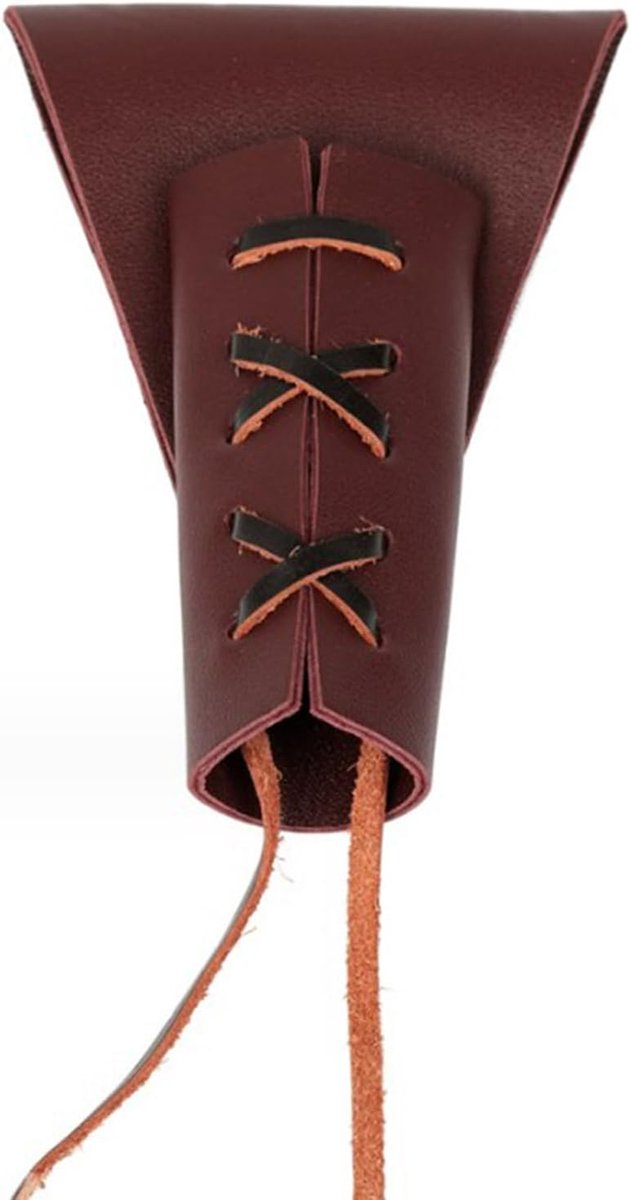 Dailygoods- Zwaardkikker - Verstelbare Riem - PU Lederen Houder - Cosplay/Halloween - 11x17 cm - Praktisch Ornament - Zwaardholster