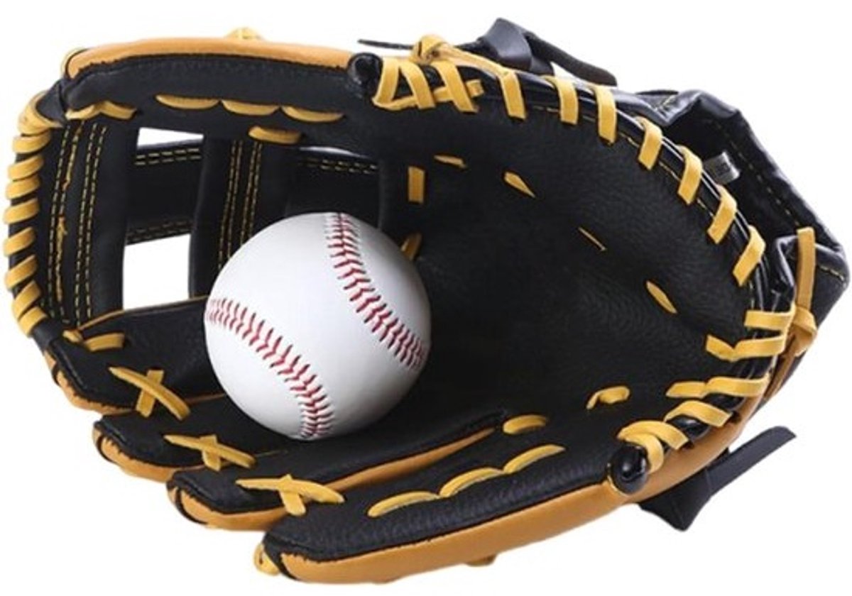 Honkbal voor volwassenen, honkbal | Outdoor Softbal Mitts | Beschermende midts met gevoerde bal, leren softbal voor tieners