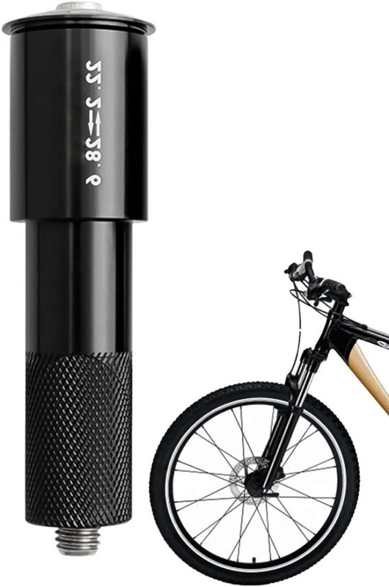 Fiets Stuurverhoger - Stuur Riser - Comfortabeler Fietsen - Verstelbare Hoogte - 3 cm Hoog - Zilver