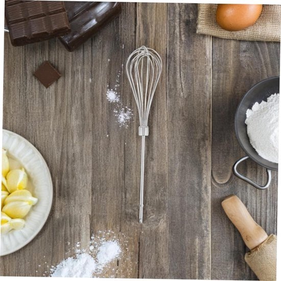 Garde Accessoires - Mixer Opzetstukken Kloppers - Bakken En Mixen - Roestvrij Staal - 4 Stuks - Zilver — afbeelding 2