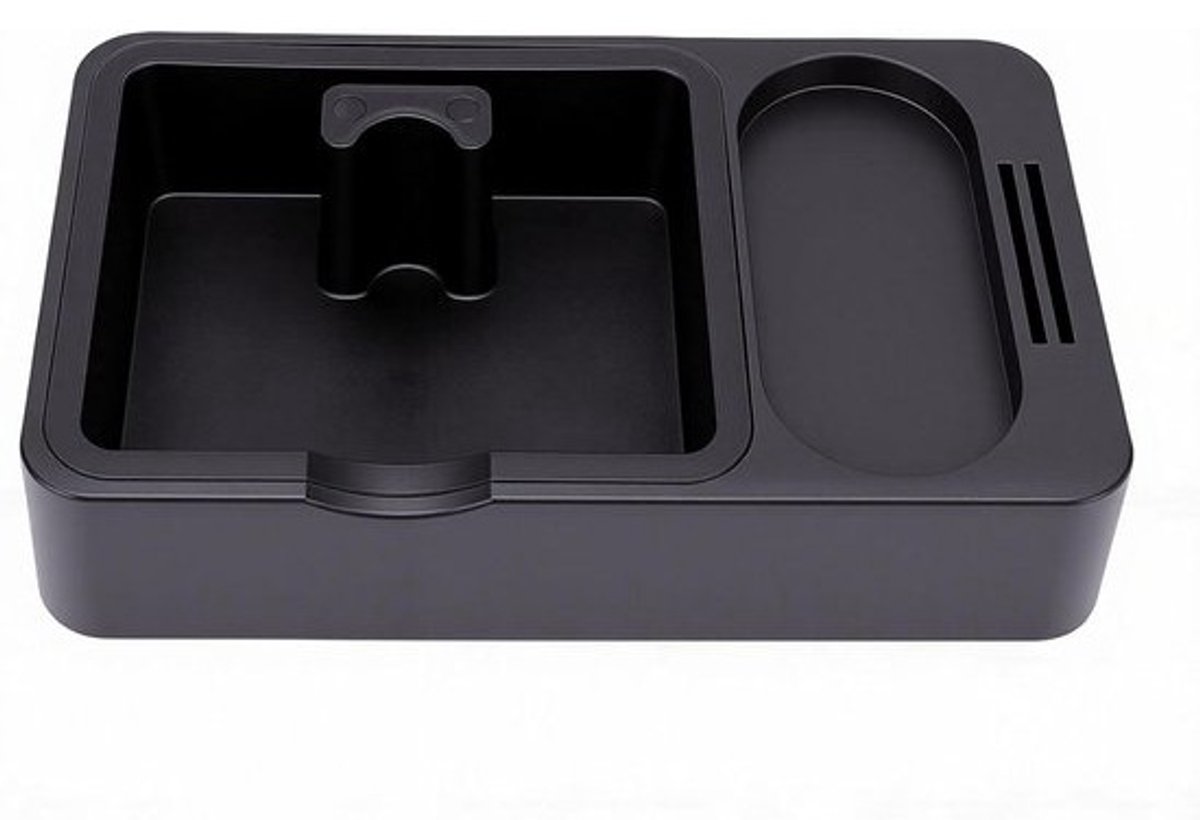 Koffie Tamper Station - Klopbox Koffiezetapparaat - Koffiebereiding Organiseren - Afneembaar Ontwerp - 51 53 58mm - Zwart