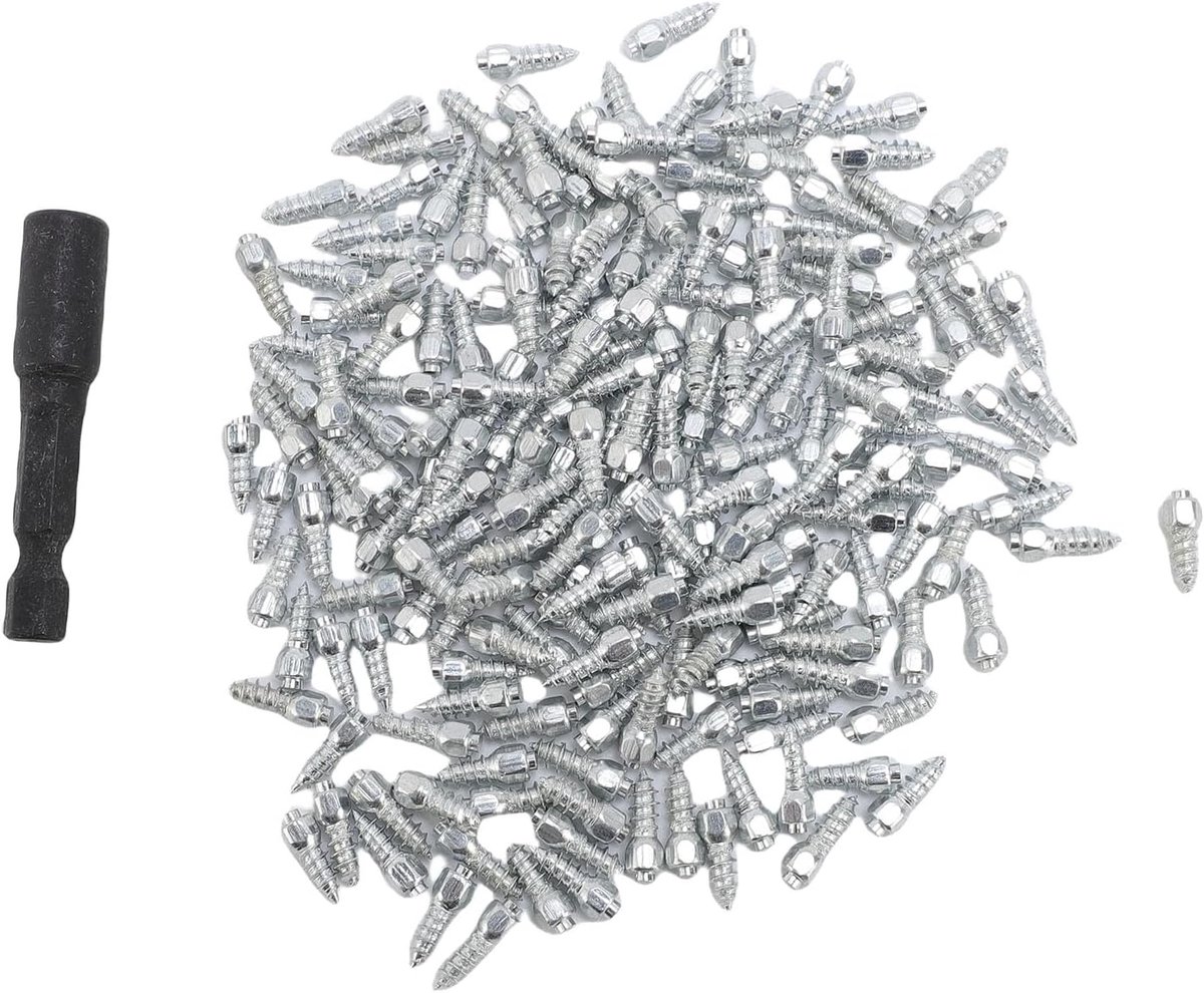Dailygoods- Motorbandnoppen 100 Stuks - 4x12 Mm - Installatiegereedschap - Staal - Voor Terreinvoertuigen/Fietsen/Scooters - Verbeterde Prestaties - B