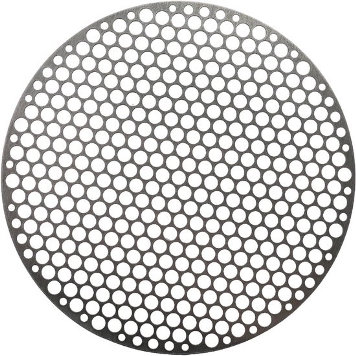 Rond Grillrooster - Barbecue Net - Buiten Koken - Roestvrij Staal - 26 cm - Zilverkleurig