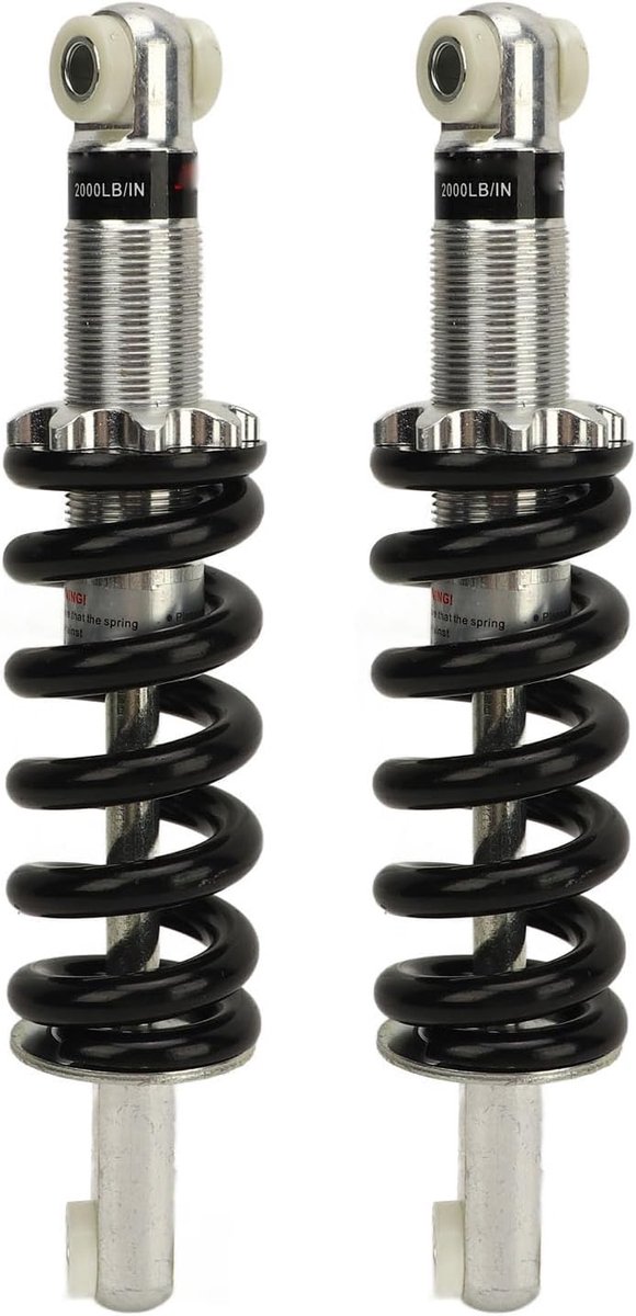 Dailygoods- Schokdemper 215 Mm - Demping Aanpassing - Stutten - Voor Vuil Fiets/ATV - Eenvoudige Installatie - Hoge Kwaliteit - Dempers