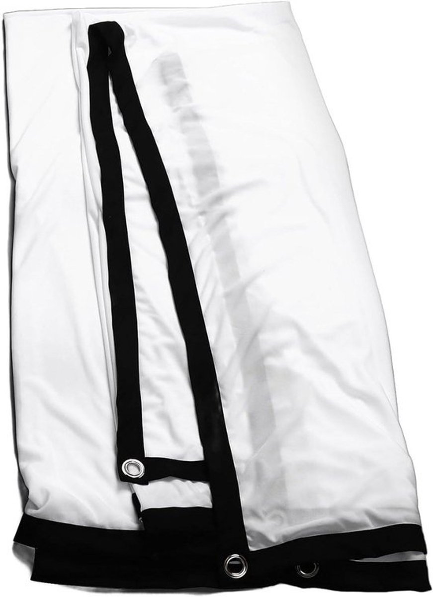 Projectorscherm - Draagbaar Scherm - Thuisbioscoop Creëren - Kreukvrij Polyester - 120 Inch - Wit
