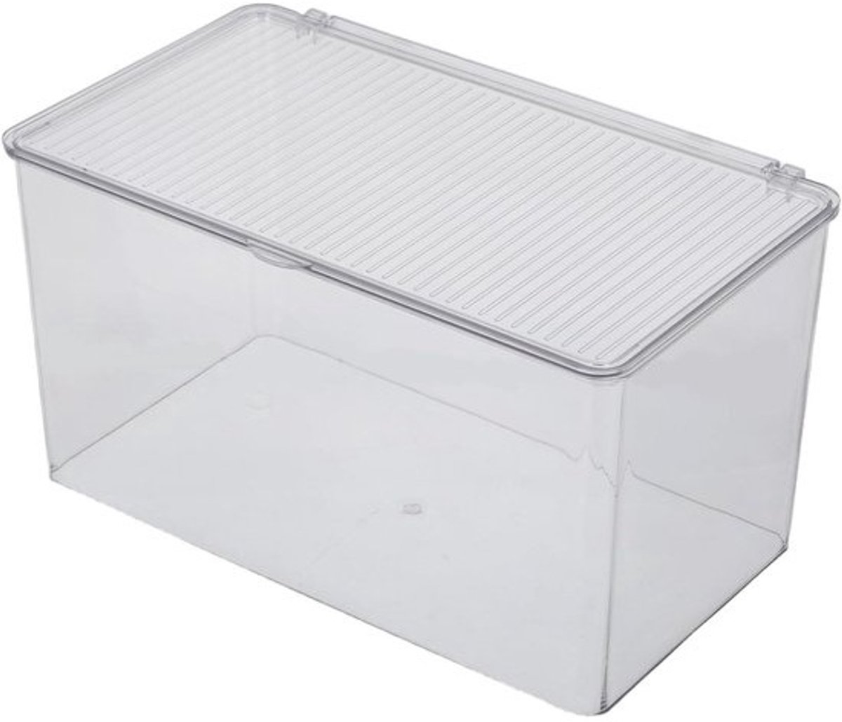 Transparante CD Opbergdoos - Plastic CD Hoes Houder - CD Collectie Organiseren - Lichtgewicht Draagbaar Ontwerp - 27x15.5x15 cm - Transparant