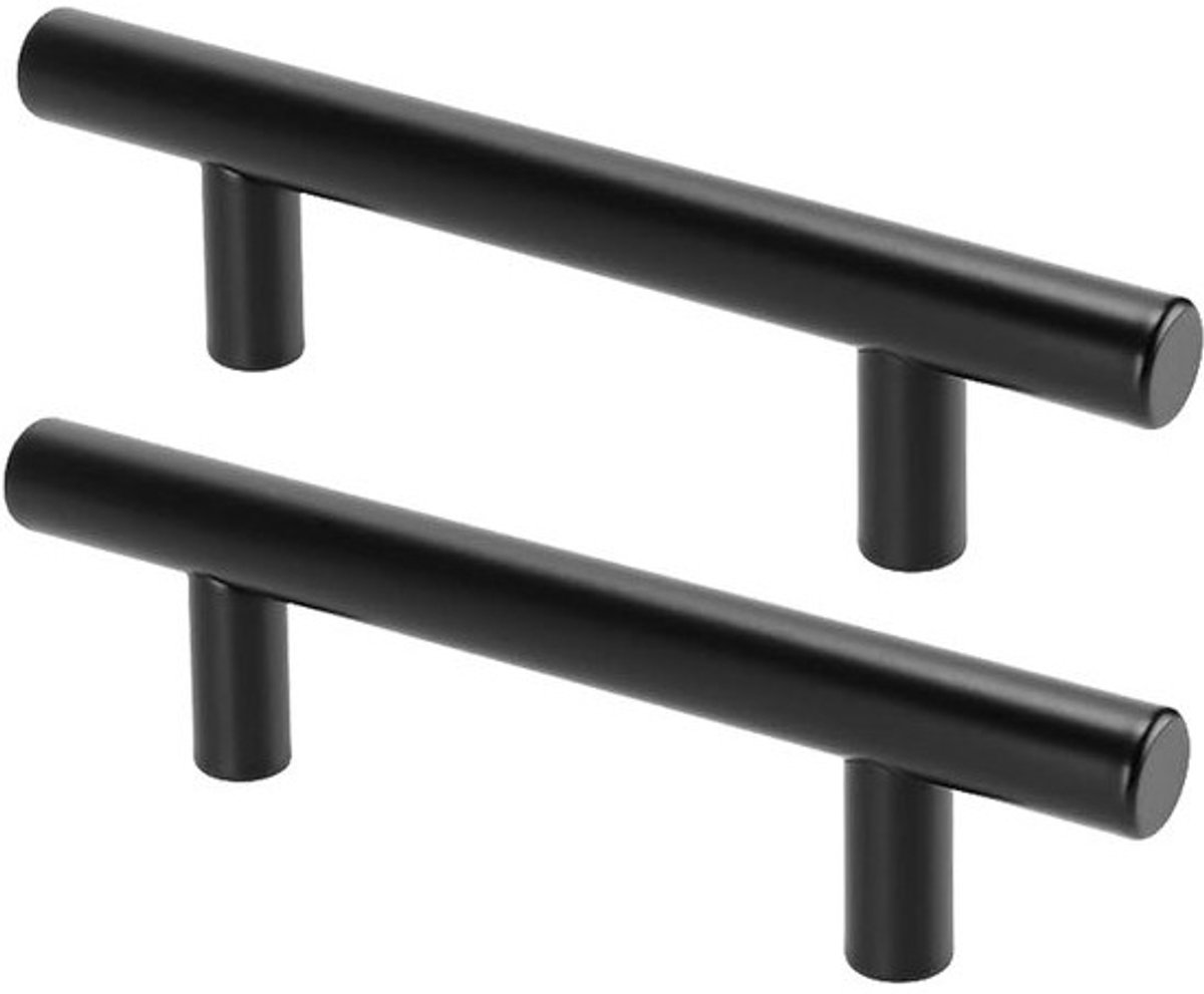 Stijlvolle T-Bar Kastgrepen van RVS 76mm voor Keuken, 15 Stuks, Duurzaam en Modern Design