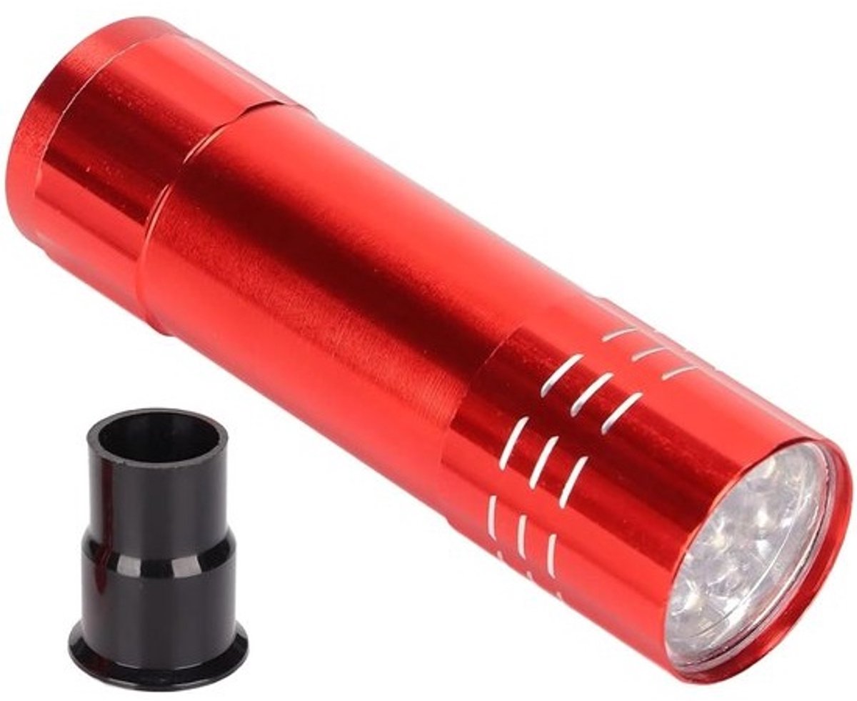 Eiertester - Candler Lamp - Embryo Observatie - Koude Lichtbron - 10x8x5 cm - Rood