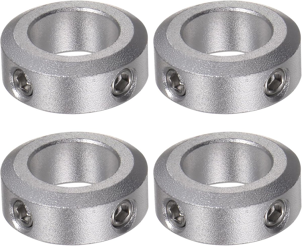 4Stk Stellringe 13mm boring 22mm AD 8mm breedte asbeveiligingsring diepteaanslagringen voor wiel schuifkar as transmissie montages CNC machine gereedschappen industrie eloxering