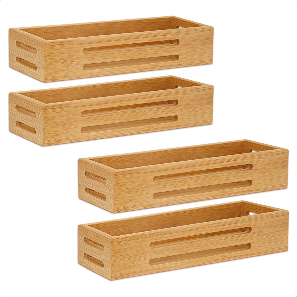 Kruidenrek zonder boren, 4 stuks kruidenstandaard aan de muur, kruidenhouder kan kastdeuren, koelkast, staand of hangend bruikbaar, zelfklevende of geboorde montage