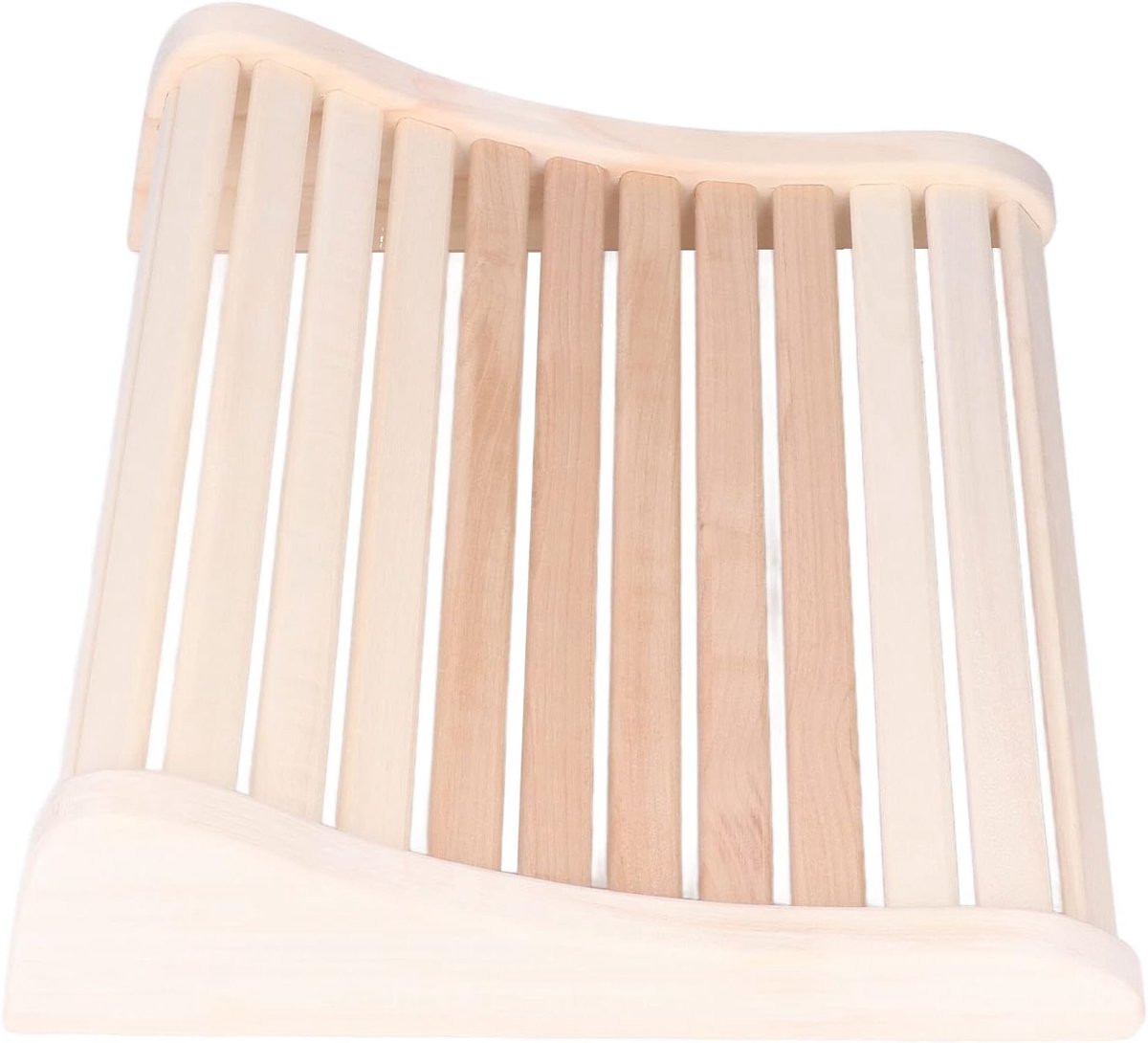 Sauna -Kussen, Sauna -accessoires Rugleuning Nek Kussen Houten Rug Bolster Rugleuning voor Ontspannende Thuisgymspa Stoomkamers Ondersteuning, 4.3x14.6x13.2in