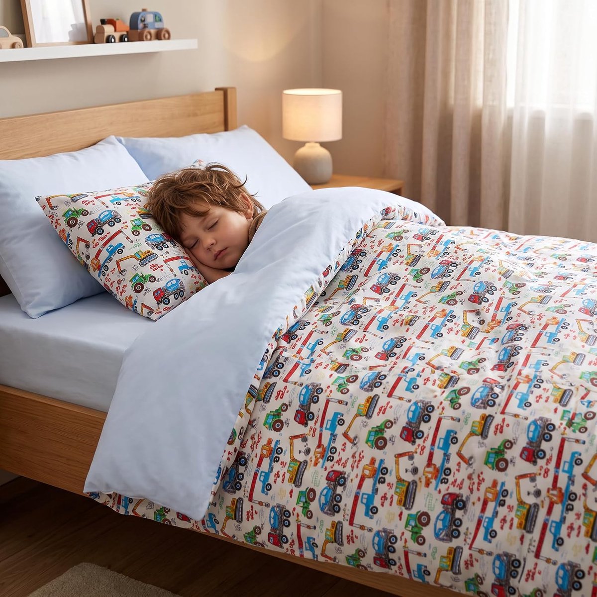 Kinderbeddengoed set, 2-delig: deken 100 x 135 cm, kussen 40 x 60 cm