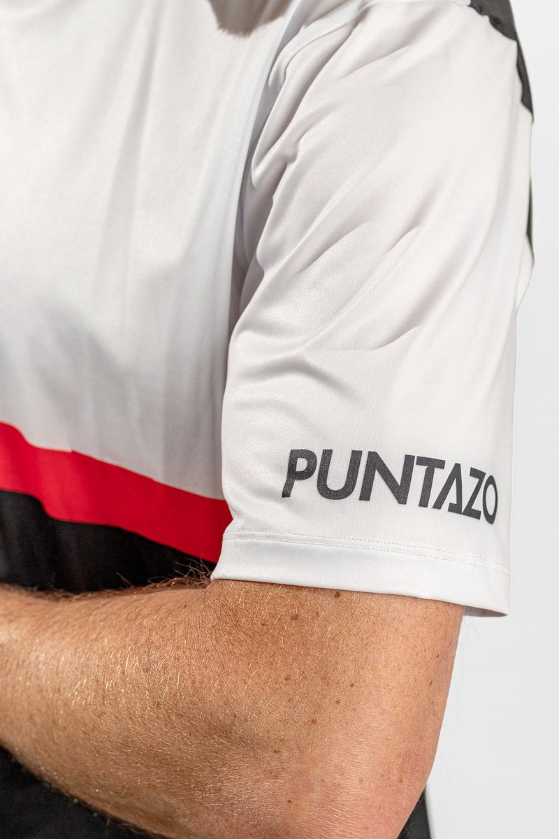 PUNTAZO Padel T-shirt Heren Sportshirt Medium rood Korte mouw