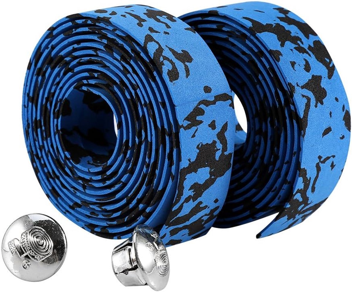 2 STKS Racefiets Stuurband Fietsen Handvat Wraps Fiets Stuur Tape Bar Wraps met Bar Plugs