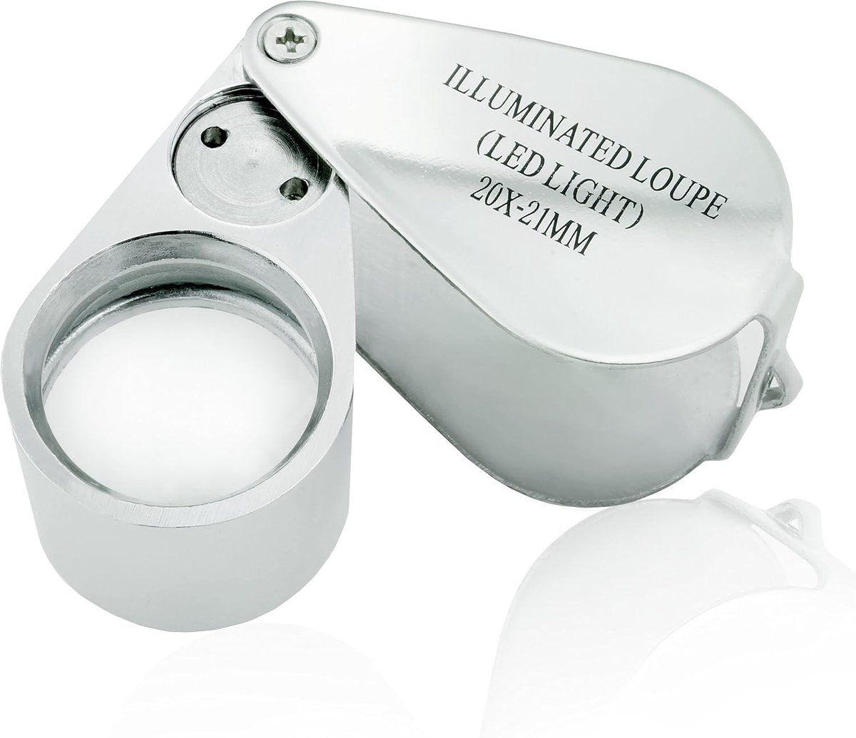 - LED verlichte juweliers-oogloep 20x, 21mm met Kare en kind Detailhandelverpakking (20x21mm)