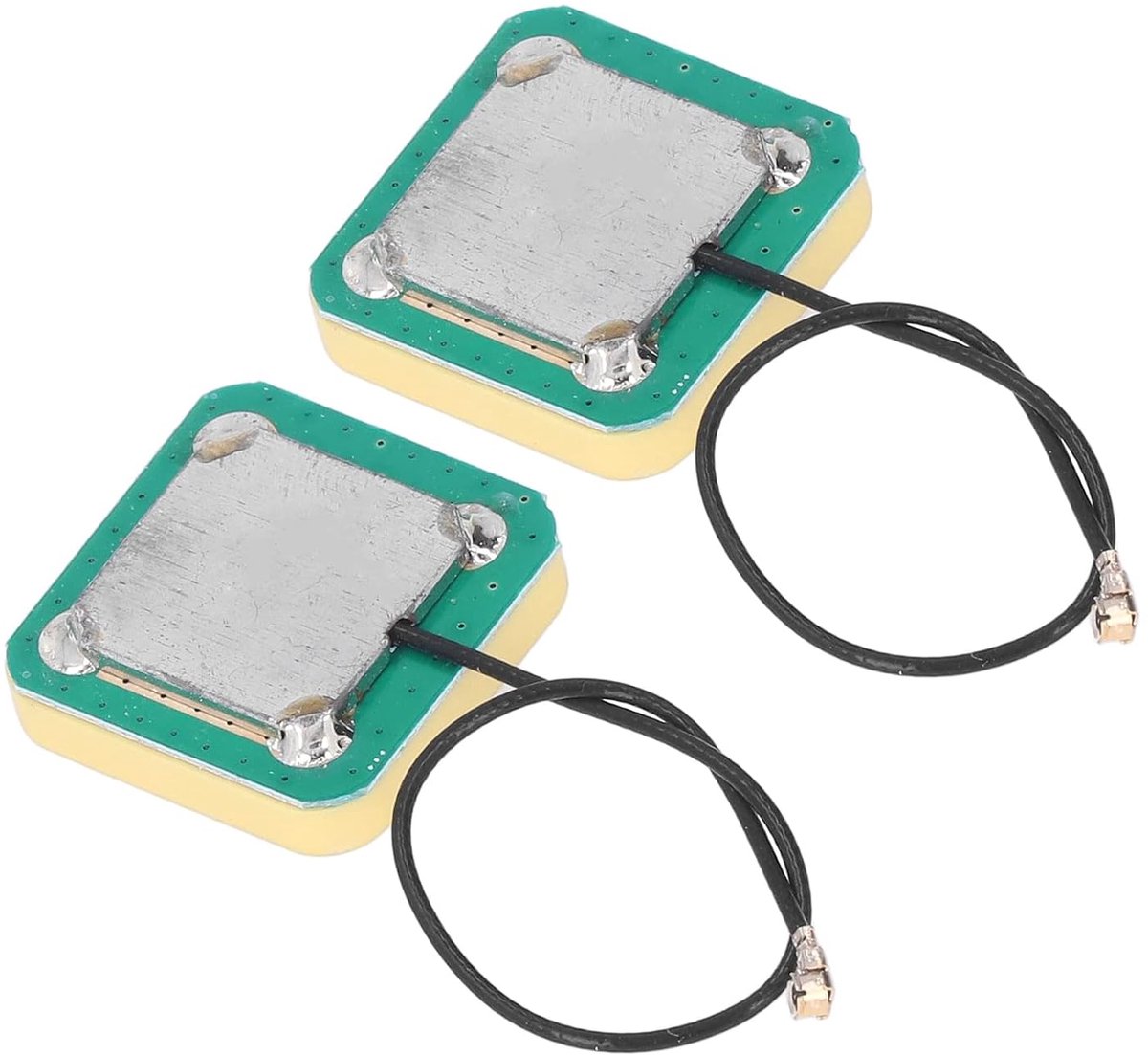 2 Stks 28dB High Gain GPS Actieve Antenne Keramische Patch Interne Module Navigatie Connector met Kabel: