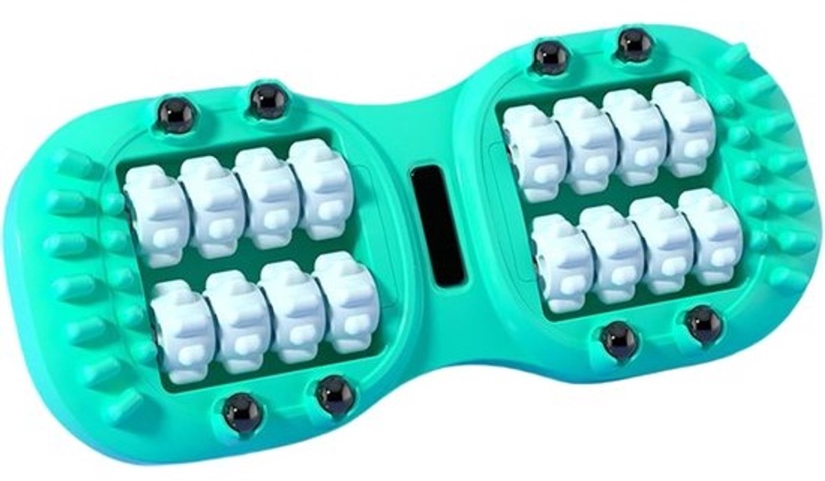 Voetmassage Roller - Spierherstel Roller - Spierontspanning Bevorderen - Dubbele Convexe-Concave Rollen - 34 x 15 x 5 cm