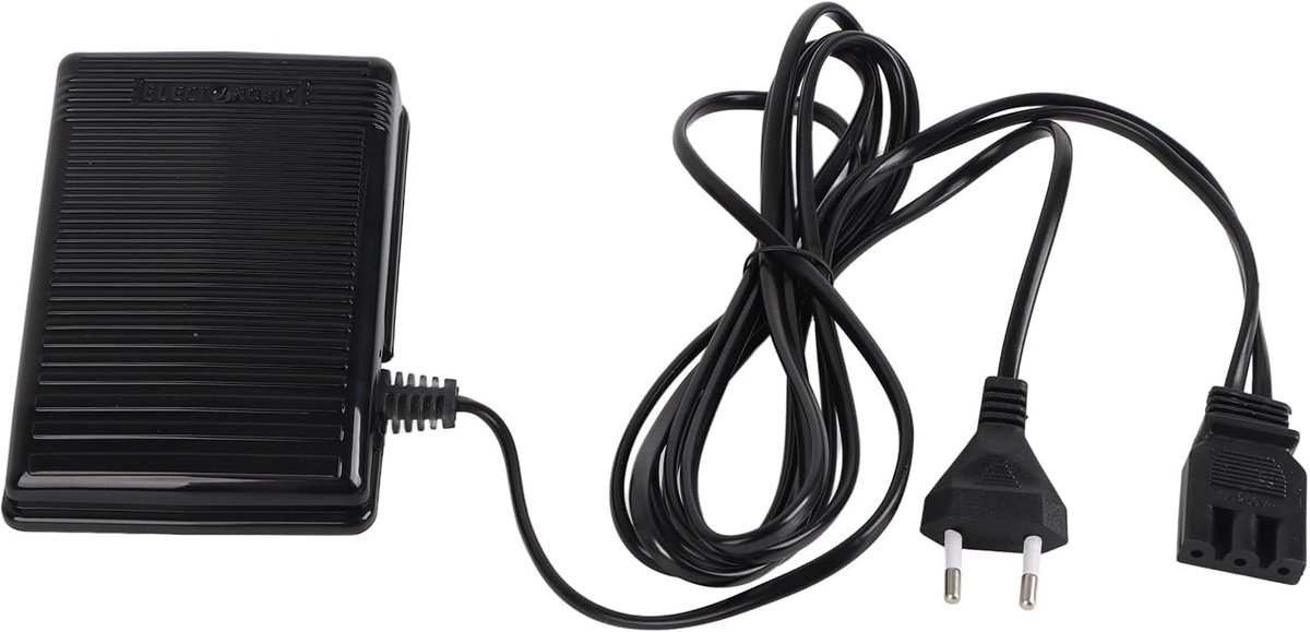 Dailygoods - Voetpedaal Naaimachine - Elektronisch Voetpedaal - Hoogwaardig Materiaal - 220V - Geschikt voor Butterfly - Perfect voor Thuisgebruik