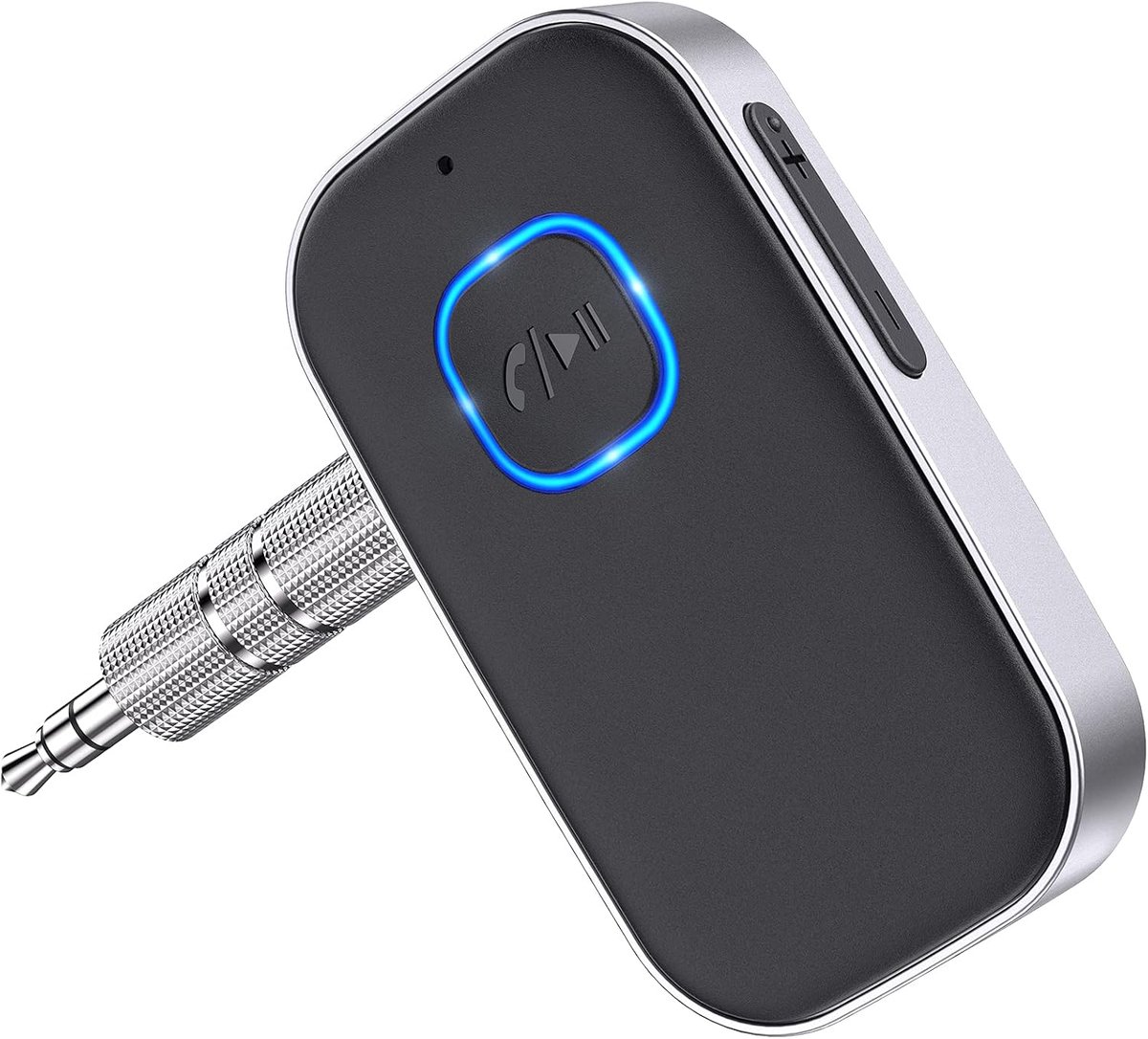Bluetooth-ontvanger, Bluetooth-autoadapter met ruisonderdrukking, 16H stand-by Aux Bluetooth-ontvanger voor hifi-autoradio/autoradio/thuisstereo/bedrade hoofdtelefoon