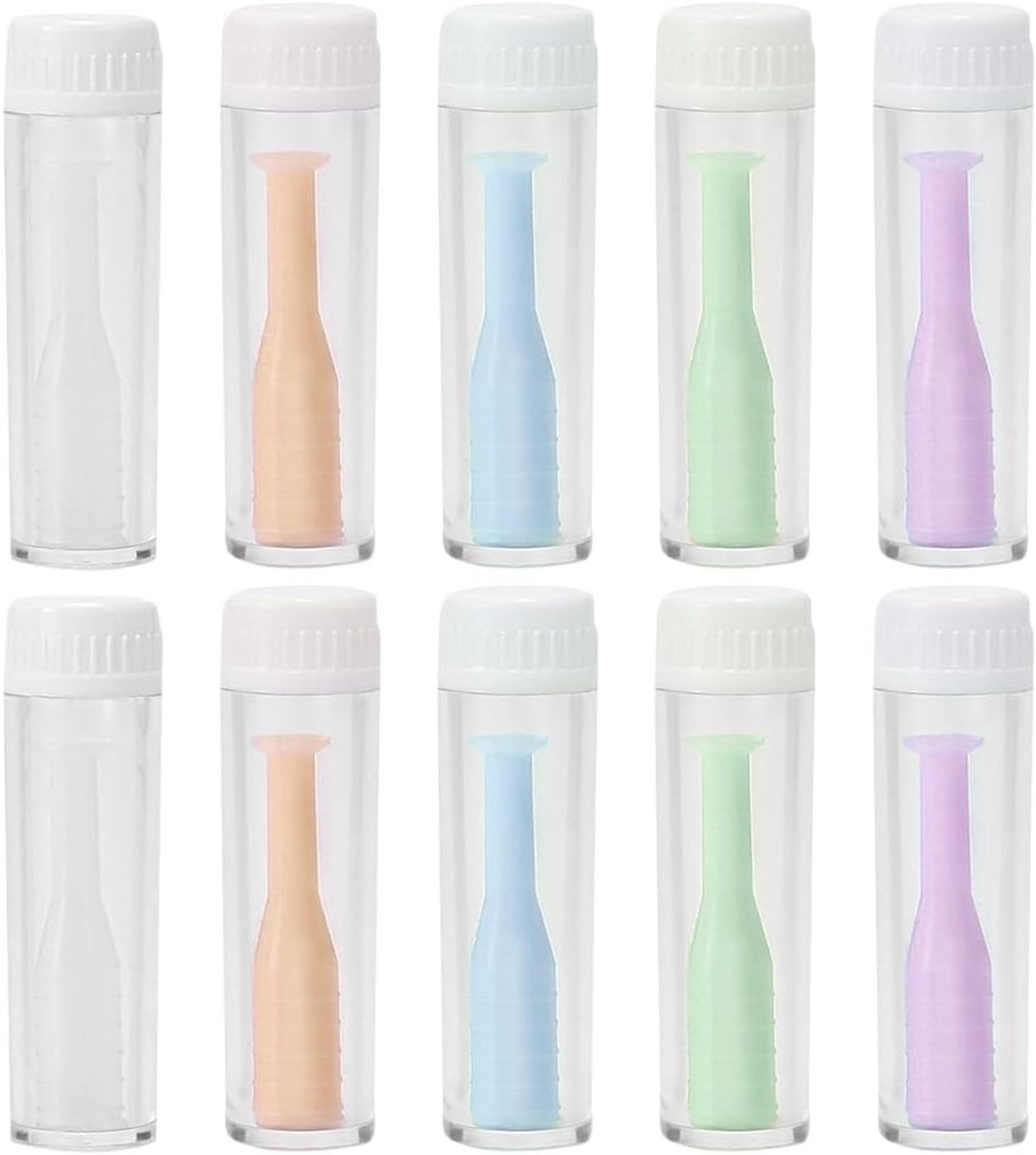 Contactlenzen Zuignappen Set - Multicolor - Set van 10 - Siliconen - Voor het Plaatsen en Verwijderen van Contactlenzen