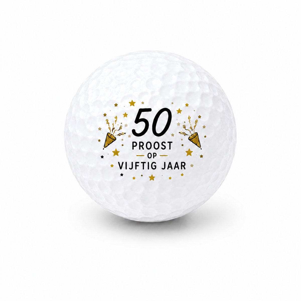 Wilson Golfballen 50 Jaar Abraham Sarah - Verjaardag Golf Cadeau - 15 stuks - Bedrukte Golfballen