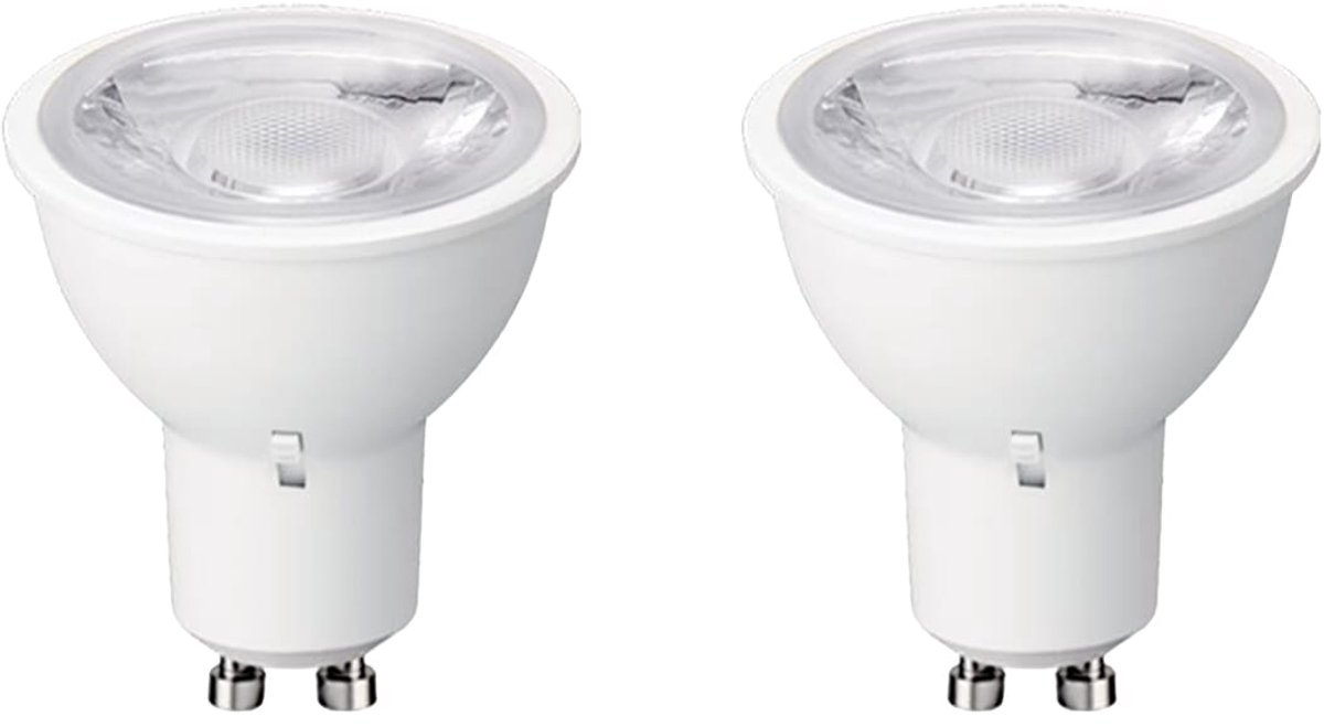 VITO ADVANCE-PRO - LED Spot GU10 - 6W 660lm 3CCT 2700/4000/6400K - Lichthoek 38° - Wit - 35.000 uur - 2 stuks