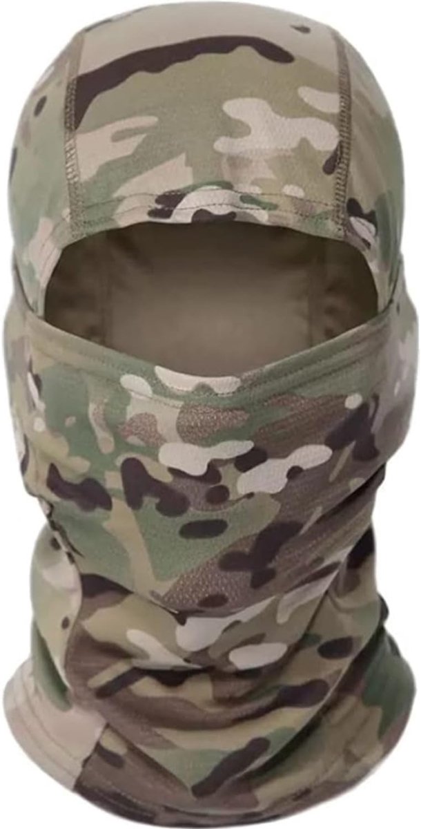 Airsoft masker - Geel - Tactische bivakmuts met camouflagepatroon - Gezichtsbedekking voor outdoor en sport