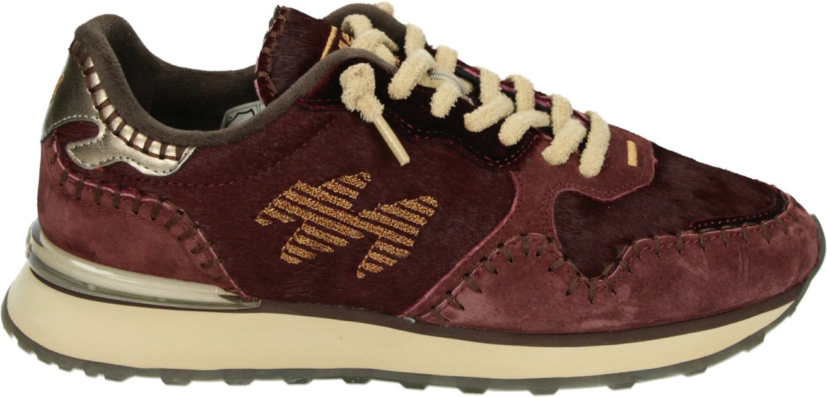 MRP Indian Sneakers - Leer - Dames - Bordeaux - Maat 37