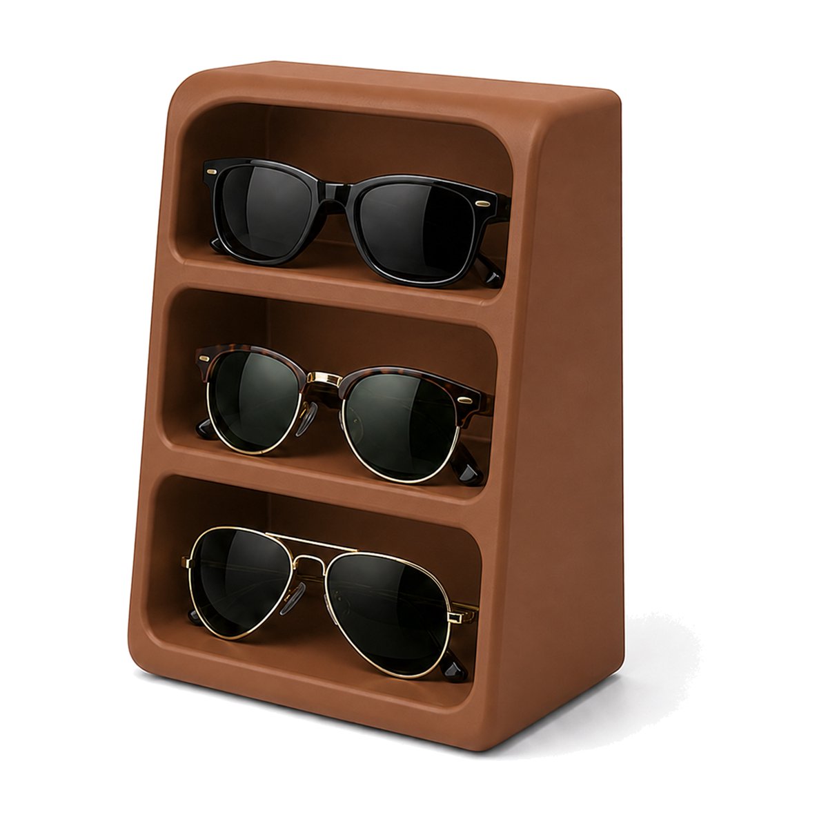 Fiastra Milano brillenhouder - Bruin