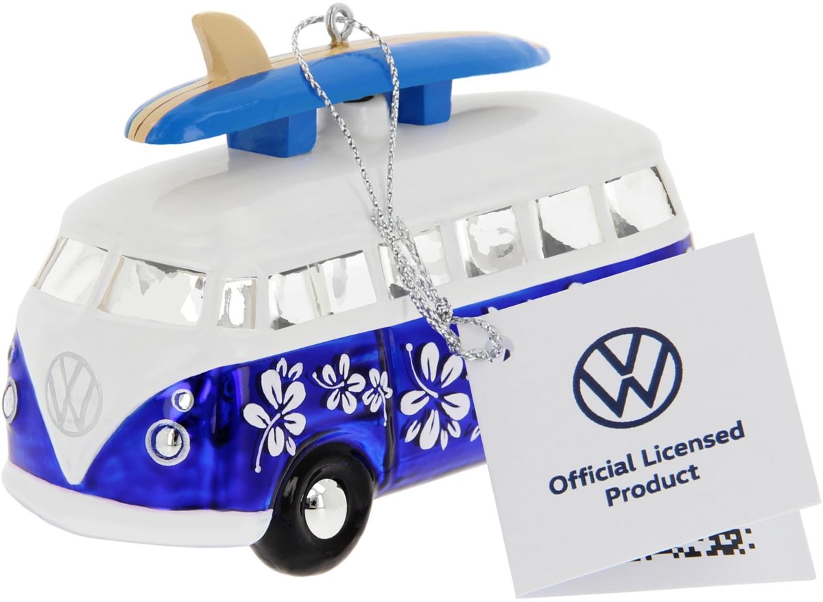 Elzusha - Retro Volkswagen T1 Kerstdecoratie in Gift Box