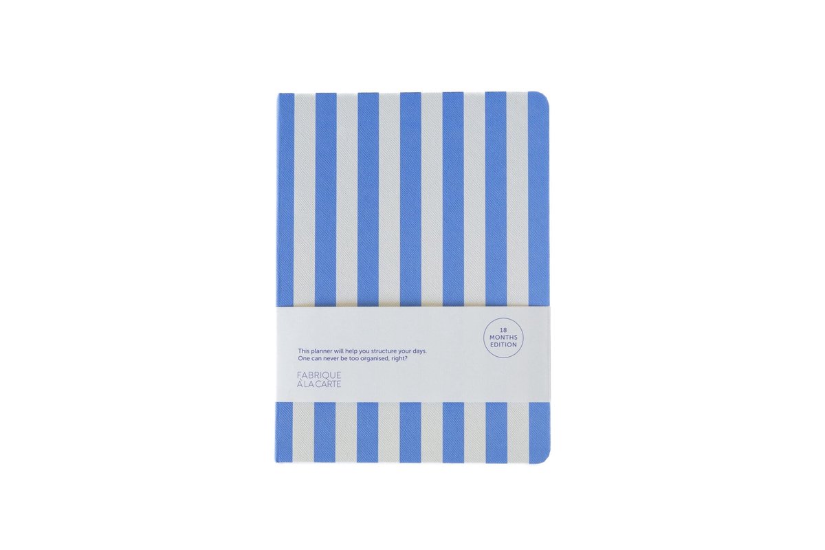 Elzusha - Agenda voor 18 Maanden, Lavendelblauw Gestreept