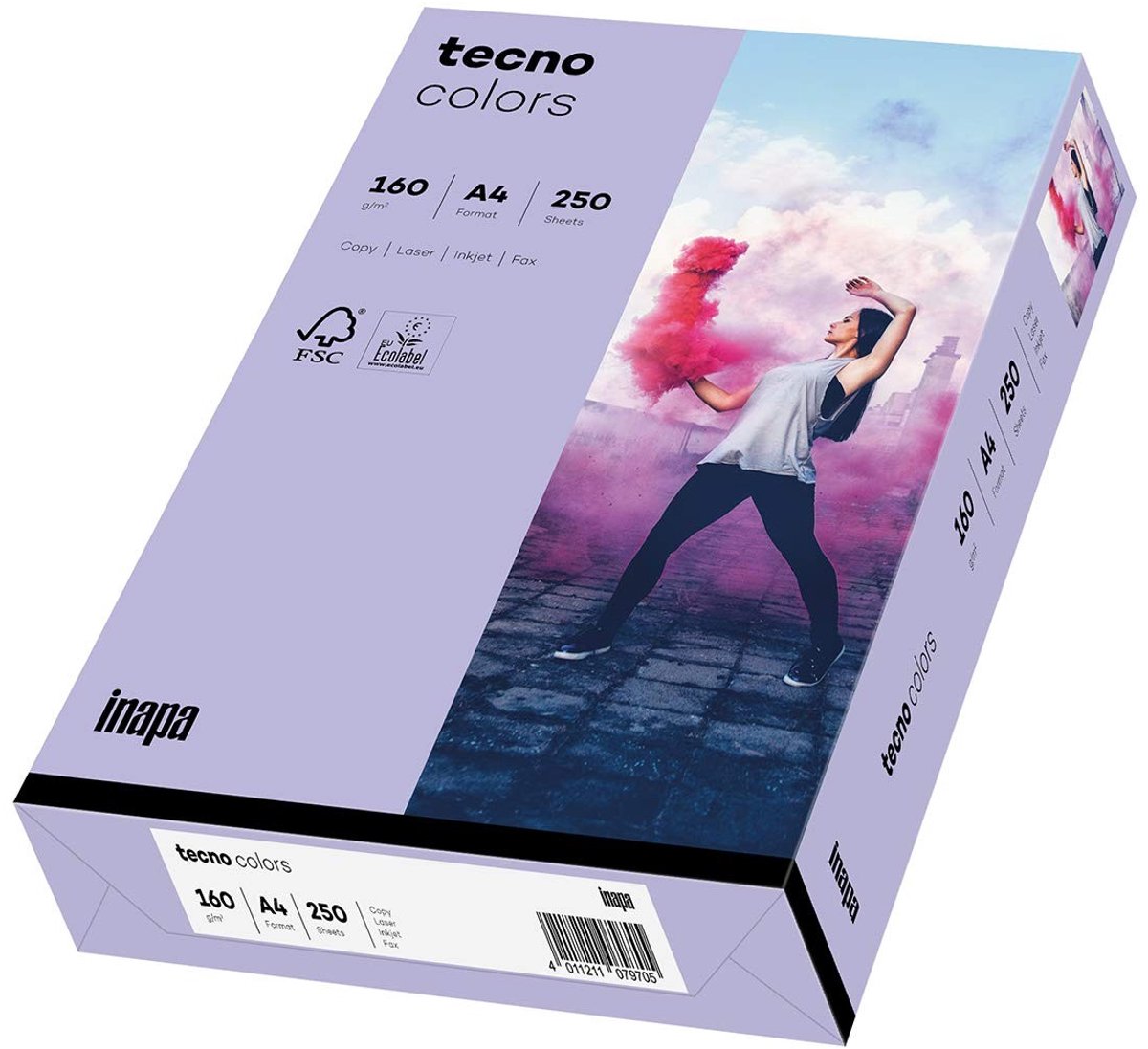 Elzusha - Gekleurd Printerpapier - Violet - 160 g/m² - A4 - 250 Vellen