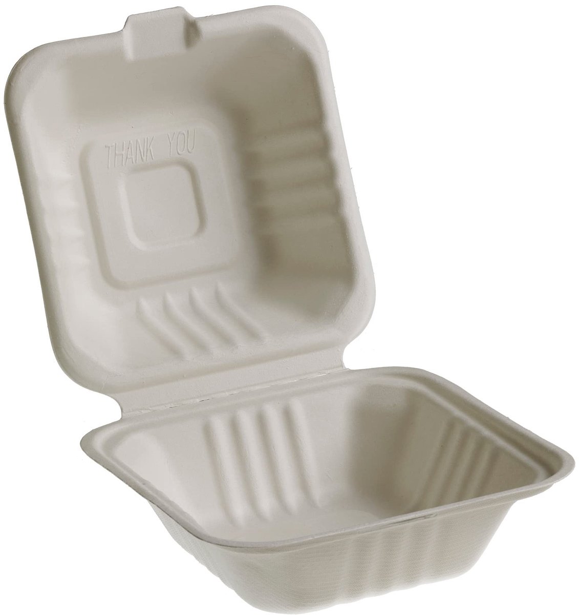 Elzusha - Composteerbare Burgerbox met Deksel - 50 Stuks